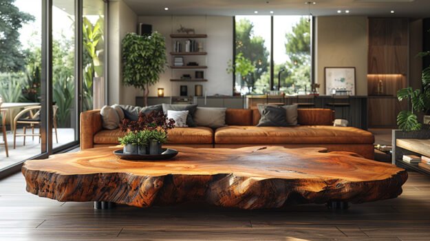 Exquisite Wood Coffee Table: A Statement Piece for Your Living Space