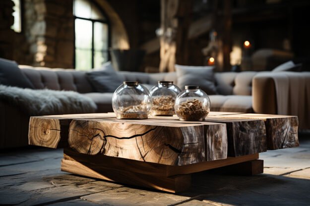 Stunning Wood Coffee Table: A Statement of Elegance