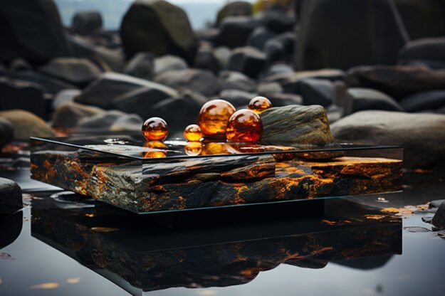 Elegant Concrete Coffee Table