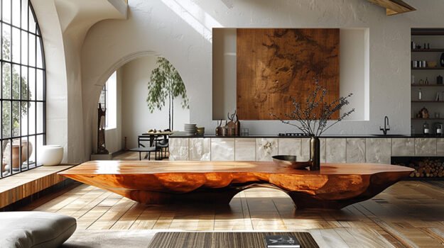 Exquisite Wood Coffee Table: Elevate Your Living Space