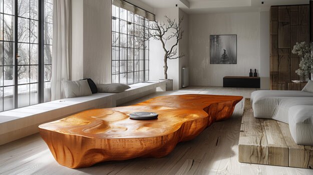 Exquisite Wood Coffee Table for Timeless Elegance
