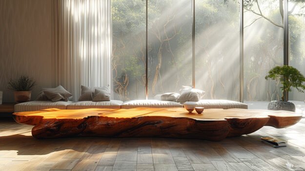 Stunning Wood Coffee Table That Redefines Elegance