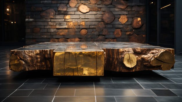 Crafted Excellence: Wood Coffee Table