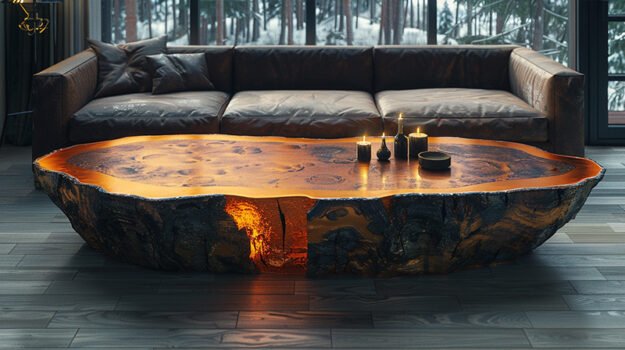 Exquisite Wood Coffee Table for Timeless Elegance