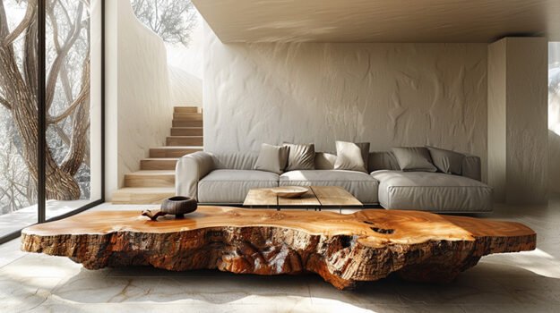 Exquisite Wood Coffee Table: Elevate Your Living Space