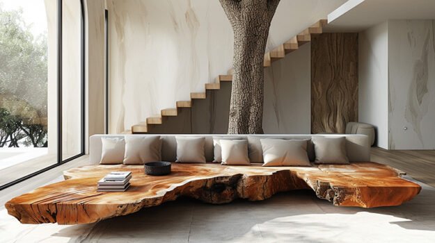Exquisite Wood Coffee Table: Elevate Your Living Space
