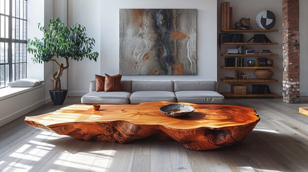Captivating Wood Coffee Table: A Centerpiece of Elegance
