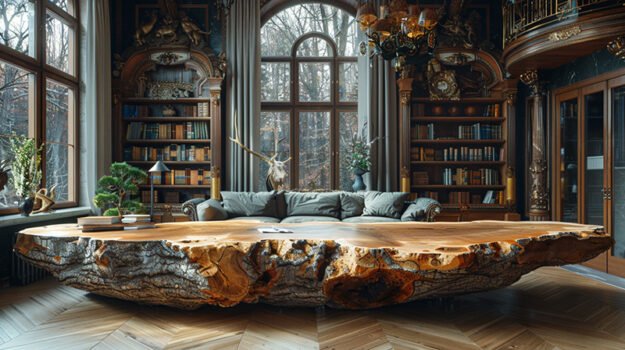 Exquisite Wood Coffee Table: A Statement Piece for Your Home