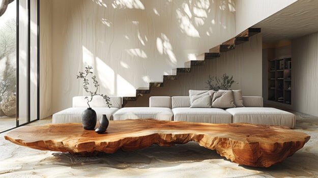 Exquisite Wood Coffee Table Elevates Your Living Room