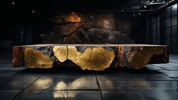 Exquisite Wood Coffee Table: