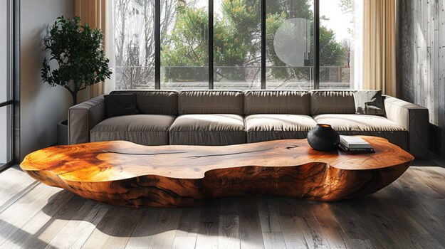 Exquisite Wood Coffee Table: The Heart of Your Living Room
