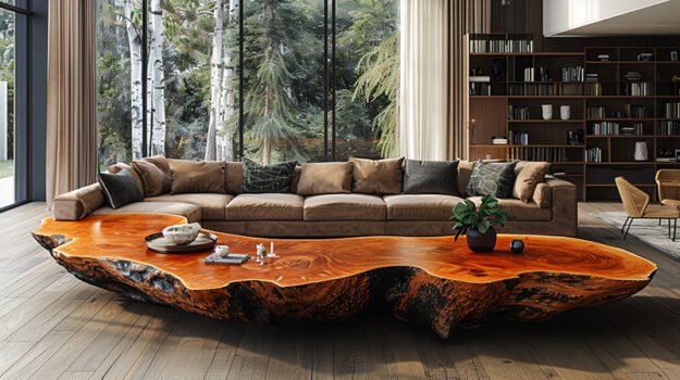 Enchanting Wood Coffee Table: A Centerpiece to Captivate
