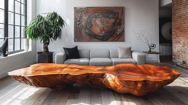 Wooden Coffee Table That Transforms Your Living Space