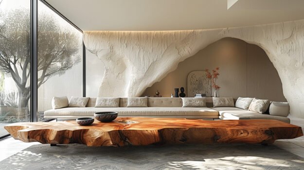 Exquisite Wood Coffee Table: