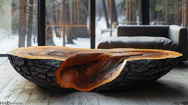 Elegant Wood Coffee Table for Your Modern Retreat