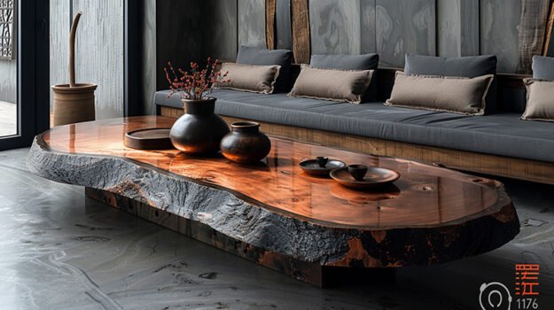Exquisite Wood Coffee Table: Elevate Your Living Space