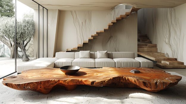 Exquisite Wood Coffee Table: A Statement Piece for Your Living Space