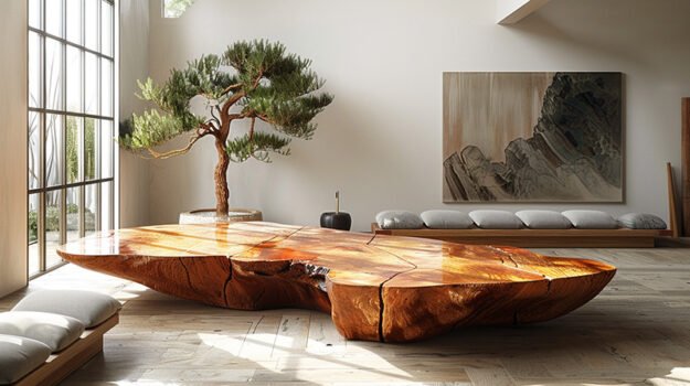 Exquisite Wood Coffee Table: Craftsmanship Meets Elegance