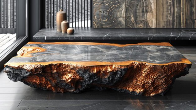 Exquisite Wood Coffee Table: Elevate Your Living Space