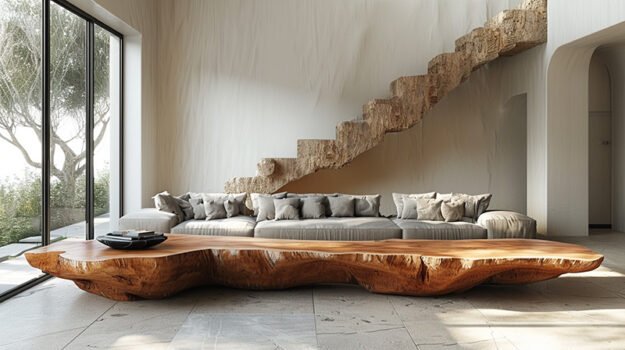 A Stunning Wood Coffee Table That Transforms Any Living Space