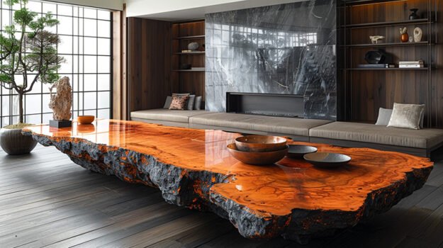 Stunning Wood Coffee Table: A Gatsby-Inspired Centerpiece for Your Home