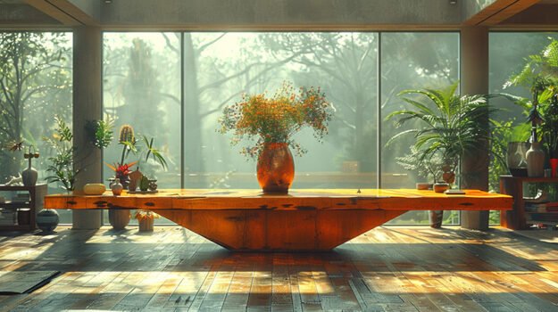 Exquisite Wood Coffee Table: Elevate Your Living Space