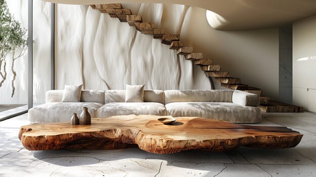 Elegant Wood Coffee Table: A Statement of Luxury and Functionality