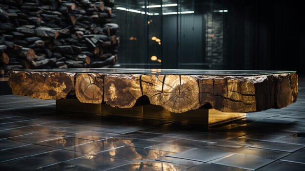 Exquisite Wood Coffee Table: A Centerpiece for Timeless Elegance