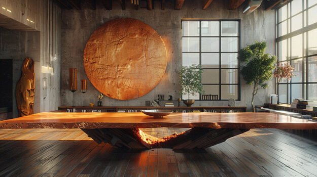 Exquisite Wood Coffee Table – A Statement of Elegance and Functionality