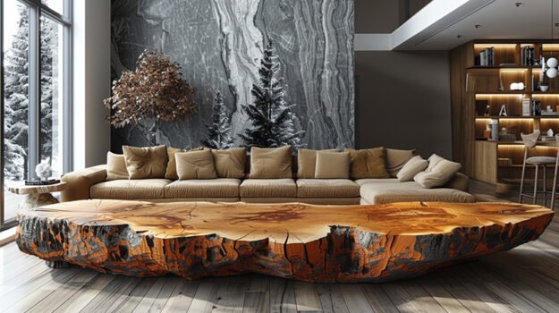 Exquisite Wood Coffee Table for Modern Elegance