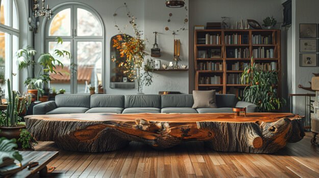 Exquisite Wood Coffee Table: A Statement of Art and Craftsmanship