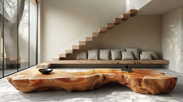 Stunning Wood Coffee Table for an Elegant Living Space