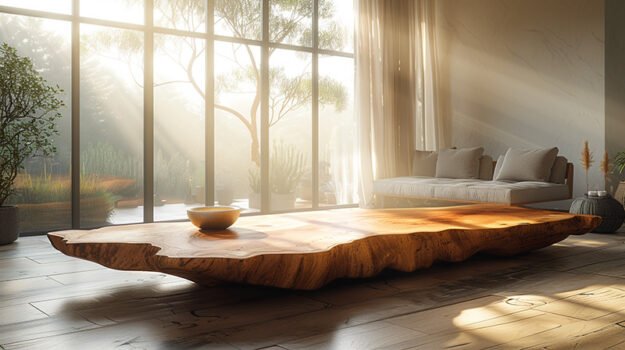 Exquisite Wood Coffee Table: A Statement of Elegance