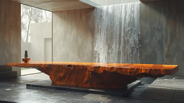 Exquisite Wood Coffee Table: Elevate Your Space with Timeless Elegance