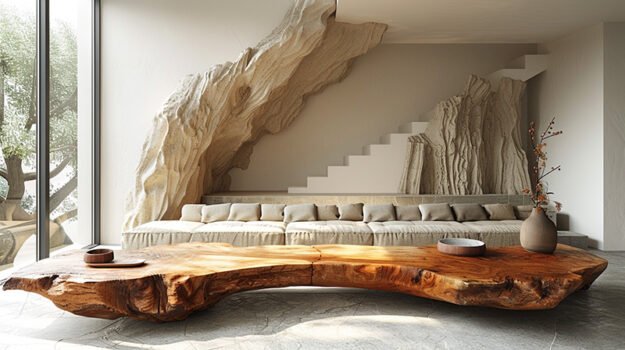 Captivating Wood Coffee Table: A Statement of Elegance and Craftsmanship