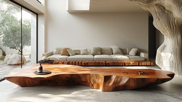 Exquisite Wood Coffee Table: Elevate Your Living Space