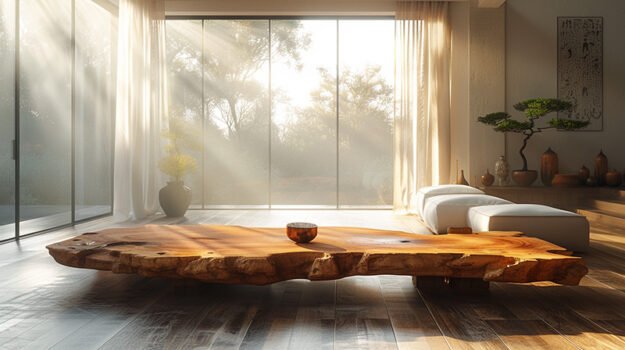 Captivating Elegance: Wood Coffee Table