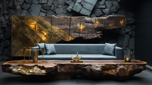 Exquisite Wood Coffee Table: Elevate Your Living Space