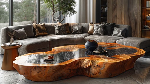 Elegant Wood Coffee Table: A Centerpiece for Timeless Living