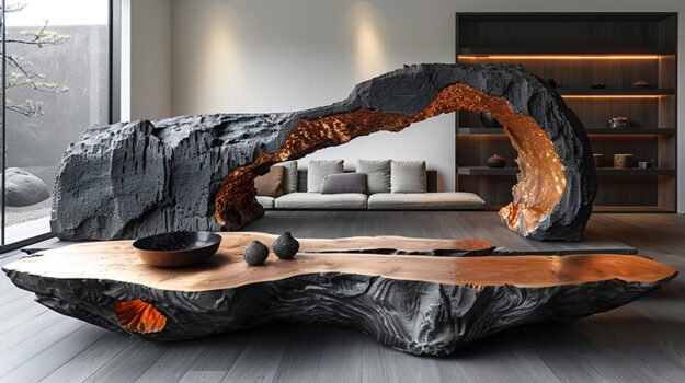 Exquisite Wood Coffee Table: A Statement of Elegance and Functionality