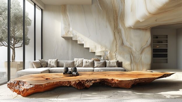 Exquisite Wood Coffee Table: Elevate Your Space with Natural Elegance