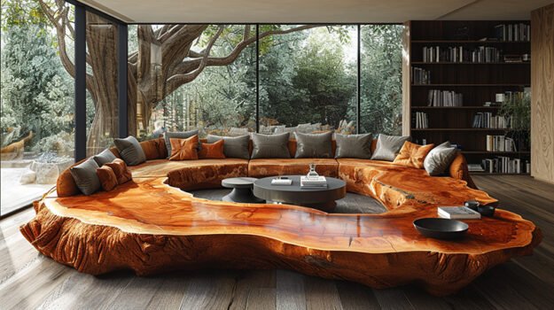 Exquisite Wood Coffee Table for a Timeless Living Space