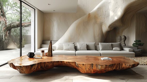 Exquisite Wood Coffee Table: Elevate Your Living Space