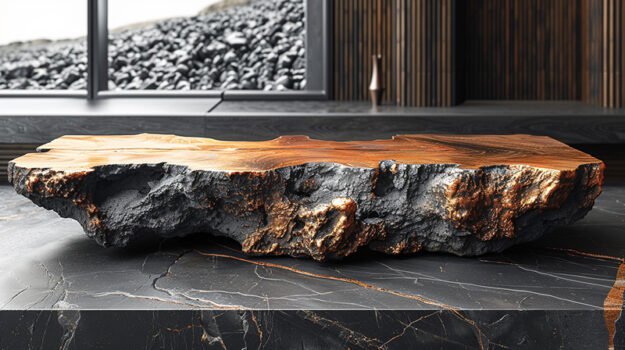 Elegant Wood Coffee Table: A Statement of Sophistication