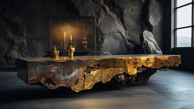 Captivating Wood Coffee Table: A Statement Piece for Your Elegant Space