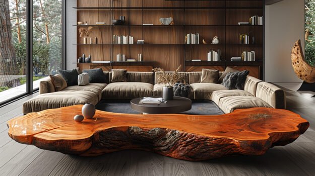 Exquisite Wood Coffee Table for Timeless Elegance