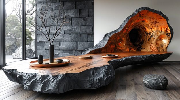 Exquisite Wood Coffee Table: A Statement of Natural Elegance