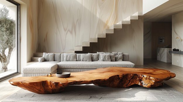 Exquisite Wood Coffee Table: Elevate Your Space