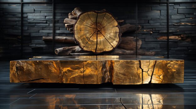 Exquisite Wood Coffee Table: A Touch of Nature in Your Home