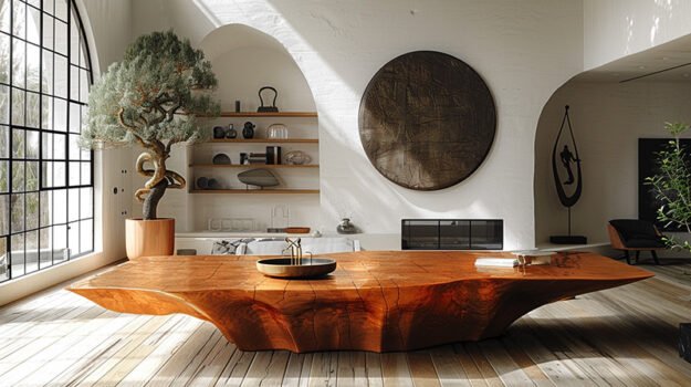 Exquisite Wood Coffee Table: Elevate Your Living Space
